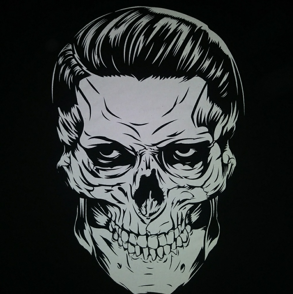 Rockabilly Skull T-Shirt